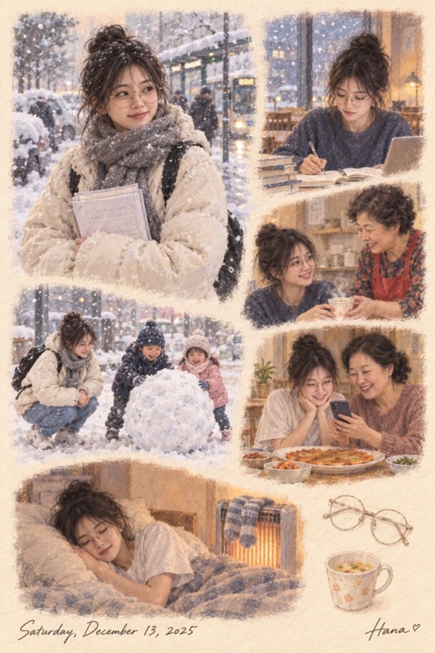 Hana's page from December 2025